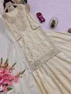 Ssc 731 Heavy Chinon Silk Embroidery Work Indo Western Lehenga Choli